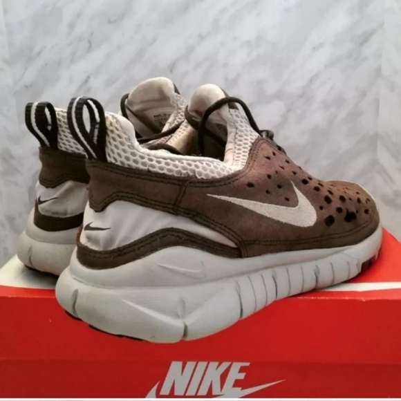 Nike Free Trail 5.0 Size 9 running shoes mocha brown 311115-211 skeleton foot - Picture 3 of 7